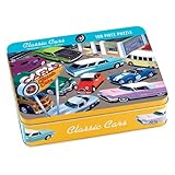 Mudpuppy Classic Cars 100 PC Puzzle Tin