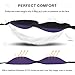 PrettyCare 3D Sleep Mask (Popular Ultra Violet Color with 2 Pack) Eye Mask for Sleeping - Contoured Night Blindfold for Airplane with EarPlugs & Yoga Silk Eye Bags for Travel, Best for Men Women
