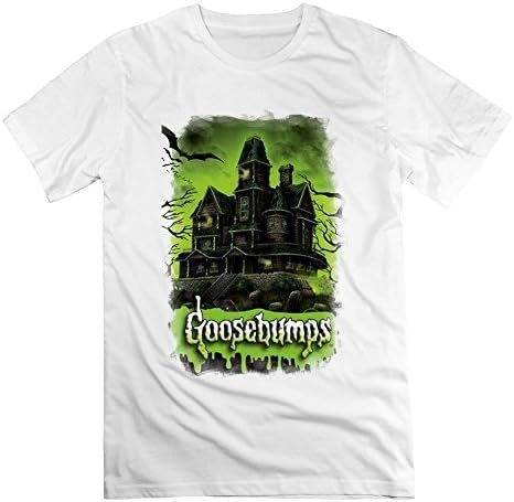 Spele Men Cotton Goosebumps Night Of The Living Dummy T-shirt Short Sleeve White