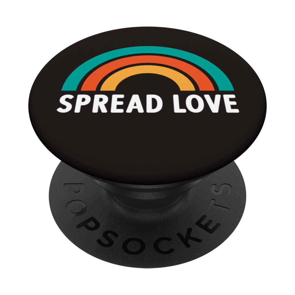 SPREAD LOVE With Rainbow PopSockets Swappable PopGrip