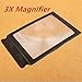 Sheet Magnifier （FBA Available）,Vinmax 3X A4 Full Page Large Sheet Magnifier Magnifying Glass Reading Aid Lens Fresnel-The Best Gift for The Seniors with Poor Eyesight