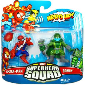 Marvel Super Hero Squad Spider-Man & Ronan Action Figure 2-Pack