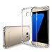 Galaxy S7 Edge Case,Yoyamo Galaxy S7 Edge Protective Cover Case with Transparent Hard Plastic Back Plate and Soft TPU Gel Bumper(Clear) for Samsung Galaxy S7 Edge