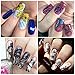 Ejiubas Nail Stamper Nail Stamping Kit - Nail Stamp Nail Polish Stamper Scraper