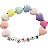 SCRDPRAD Big Sister Bracelets Big Bro Bracelets for Women Men Birthday Jewelry Gifts Bracelets Sister Jewelry