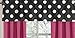 Sweet Jojo Designs Hot Dot Modern Window Valance