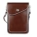 xhorizon SR Universal Multipurpose Elegant PU Leather Crossbody Single Shoulder Bag Cellphone Pouch/Purse with Shoulder Strap For iPhone X 8+ 8 7+ 7 6, Samsung S9+ S9 S8+ S8 S7 HUAWEI LG and other