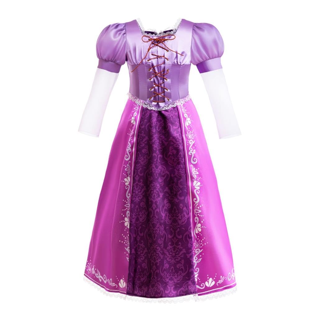 Lito Angels Princess Rapunzel Fancy Dress Up Costume Birthday Party Purple Gown for Kids Girls Age 13-14 Years — image 1