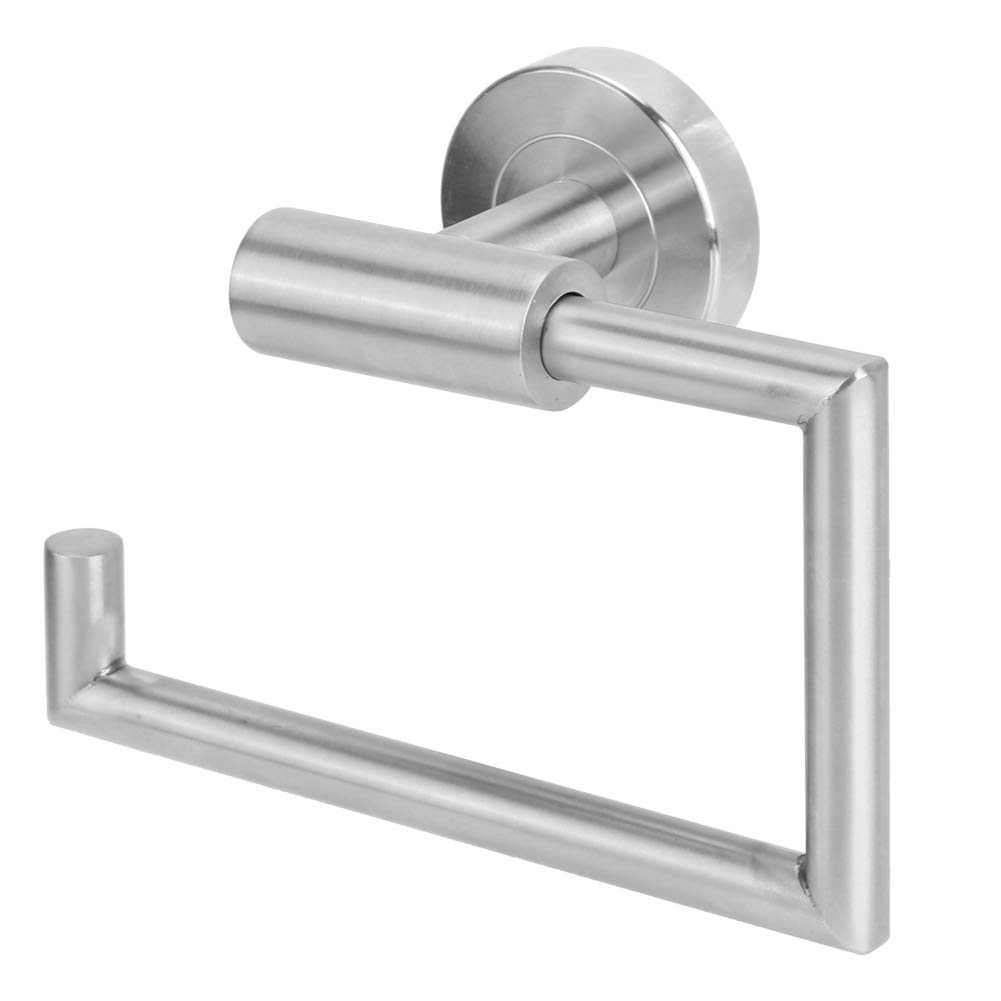 Toilet Paper Holder Stainless Steel Wire Drawing Rotatable Roll Holder Brushed Toilet Paper Holder Tissue Paper Towel Rack for Bathroom
