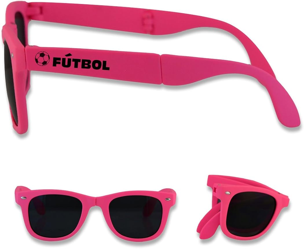 Foldable Soccer Sunglasses Futbol Pink Amazon.ca Clothing & Accessories