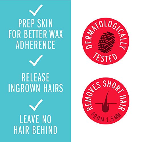 Nad's Body Wax Strips 2In1 Skin Exfoliator Wax Hair Removal For Women At Home Waxing Kit