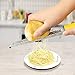 Zester Grater Stainless Steel Rasper with Utensil Blade for Orange Cheese Vegetable Chocolate Safe Cover Peeler 2 Pack