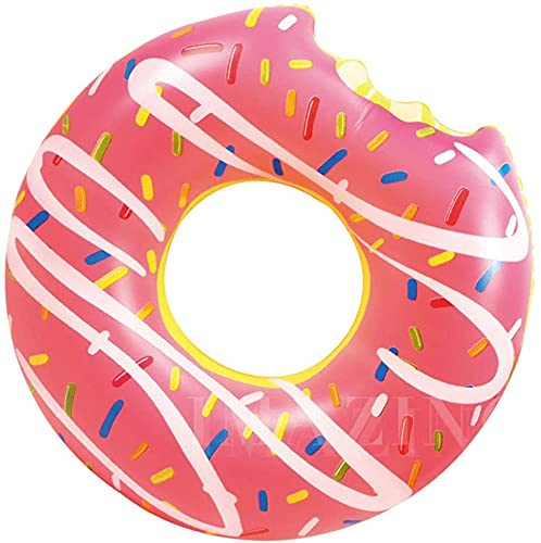 Inflatable Swimming Ring for Kids and Adult Pool Parties, Beach and Summer Fun Parties 107cm (10+) (Pink)