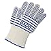 Oven Gloves, Scald-proof, Heat-insulated, Heat-resistant Microwave Oven / Oven Gloves, Great For Baking, Grill & Camping, 1 Pair / Pack of 2, Blue