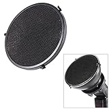 Andoer 16.7cm Metal 15 Degree Honeycomb Grid for Nikon Canon Yongnuo Speedlight Beauty Dish Lamp Shade Diffuser