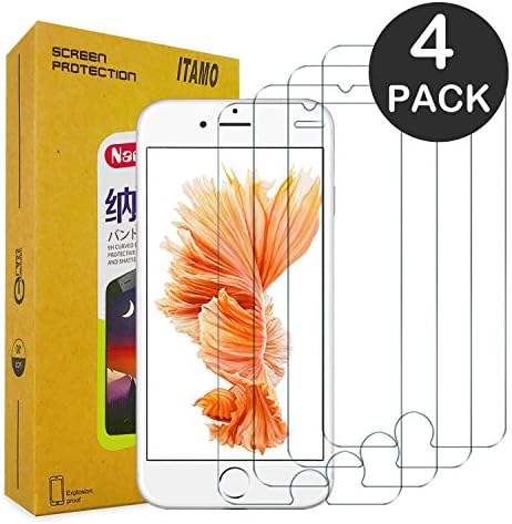 iPhone 6 S Plus / iPhone 7 Plus / iPhone 8 Plus Screen Protector iTamo Ultra-thin Clear Real Tempered Glass Screen Protector For iPhone 6 Plus / 6s Plus / 7 Plus / iPhone 8 Plus (4 Pack)