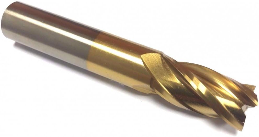 Lebondo Finishing Cutter End Mill Diameter 10 mm HSS – Tin Coated