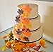 Edible Fall Leaves Assorted Set of 15 - Wafer Cake & Cupcake Toppers - edible fall leaves for cake decorating - fall cupcake toppers