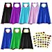 FUNDUODUO Superhero Capes, Party Dress Up Cape, Reversible Dual Color Party Costume