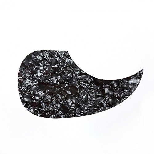Black Pearl Acoustic Guitar Dreadnaught Martin Style Pickguard Self Adhesive