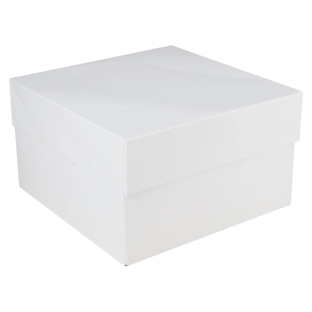 Tortenbox Aus Karton 3 Stück - Weiße Kuchenbox Mit Deckel | Stabil Für Geburtstag & Hochzeit