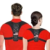 Posture Corrector for Women & Men Under Clothes Adjustable Shoulder Belt for Slouching & Hunching Upper Back Brace Posture Clavicle Strap Pain Relief