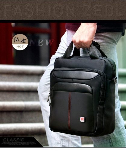 ZEDI ipad tablet briefcase messenger bag tote handbag single-shoulder bag.BAO68-C1