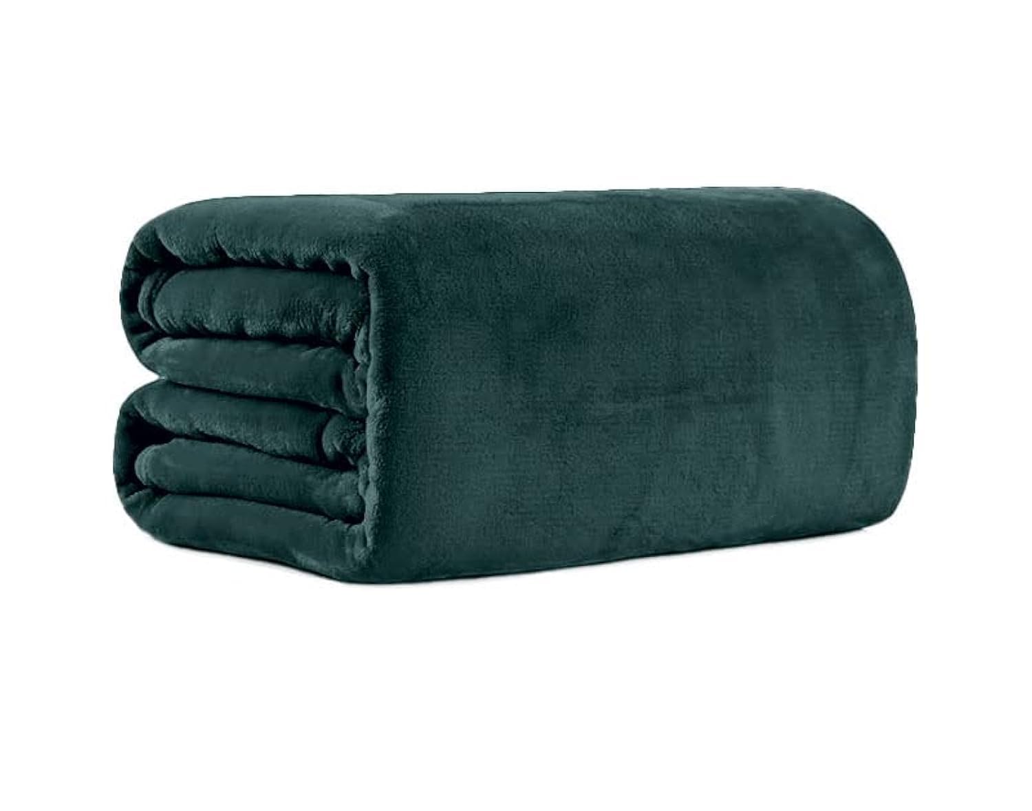 Bear & Panda Flannel Fleece Throw Blanket G Large Travel Sofa Bed Blanket Super Soft Fluffy Warm Throws Microfibre Blankeyrey (Emerald Green, 127 x 152 cm) — image 1