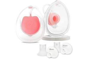 Nenesupply Handsfree Wearable Breastmilk Collection Cara Cups Caracups Compatible with Spectra S1 S2 9 Plus Breast Pumps 24mm Silicone Flanges Replacement for Spectra Pump Parts 19 21mm Inserts