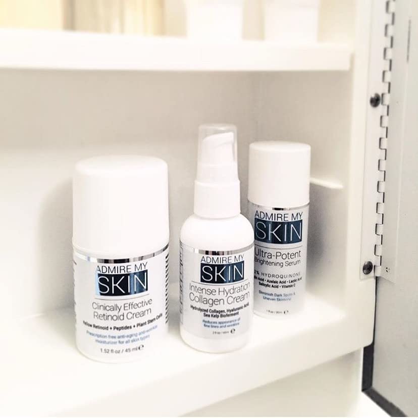 Admire My Skin Collagen Beauty Cream Hyaluronic Acid Moisturizer Powerful Hyaluronic Acid