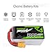 OVONIC 5s Lipo Battery 100C 1300mAh 18.5V Lipo Battery with XT60 Connector for RC Airplane Helicopter Quadcopter FPV Racing Drone