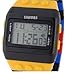 Fashion LED SHHORS Multicolor Rubber Band Sports Wrist Watch Unisex