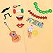 LUOEM 20Pcs Mexican Fiesta Photo Booth Props Selfie Props for Mexican Birthday Wedding Bachelorette Fiesta Themed Party Favors Supplies Decorations