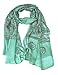 Gabriella's Gifts Women's Printed Ohm Prayer Meditation Yoga Scarf
