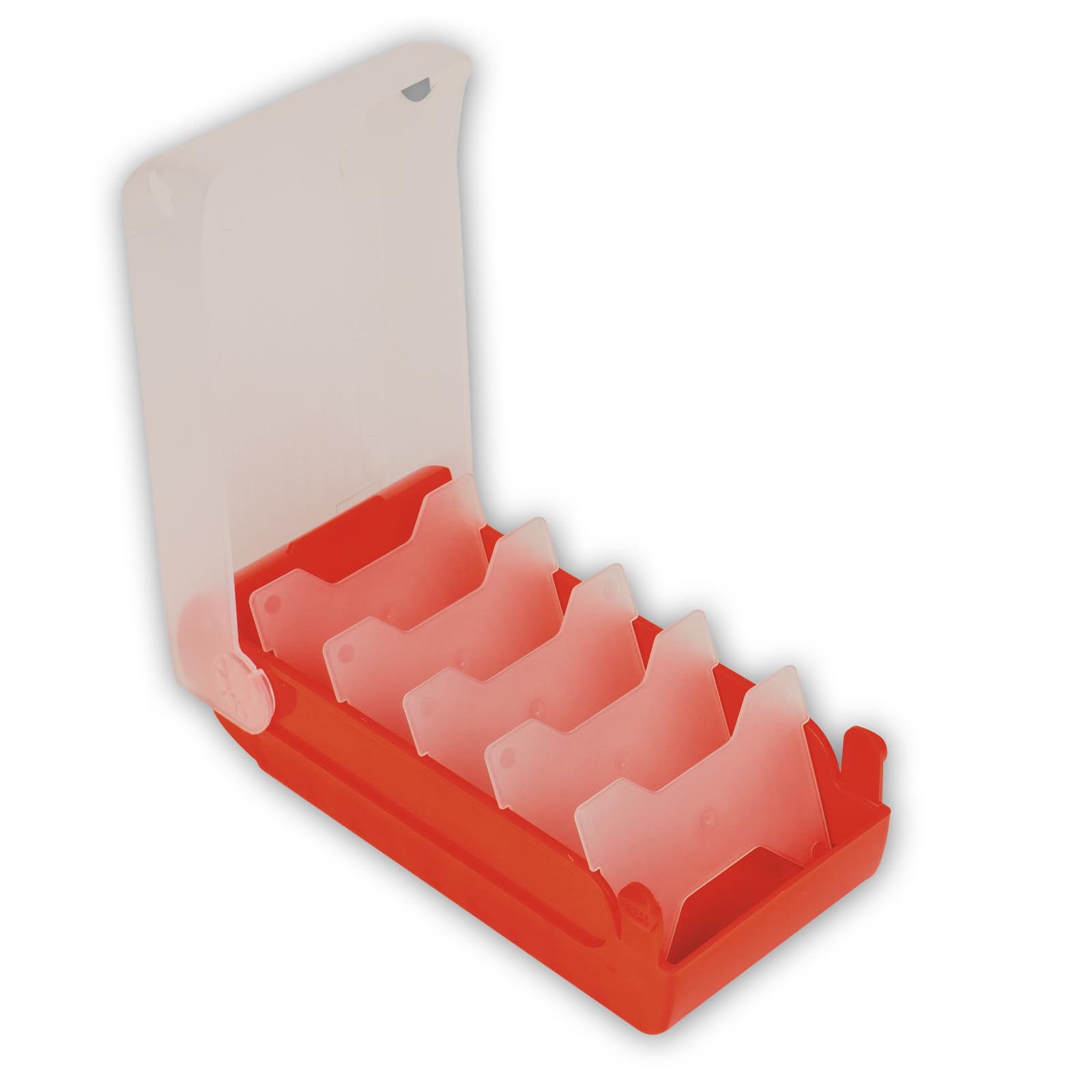 TimeTex File Box for A8 Plastic - Red