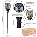 MUMTOP Solar Torch Lights Outdoor Waterproof Dancing Flickering Flame Dusk to Dawn Auto On/Off Solar Lights Outdoor Pathway Garden Yard Decor,2 Pack