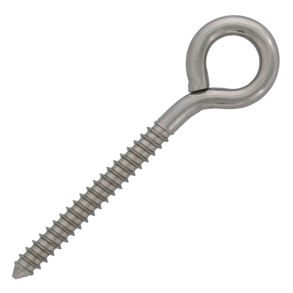 5/16" x 3" Stainless Steel Lag Eye Bolt Industrial