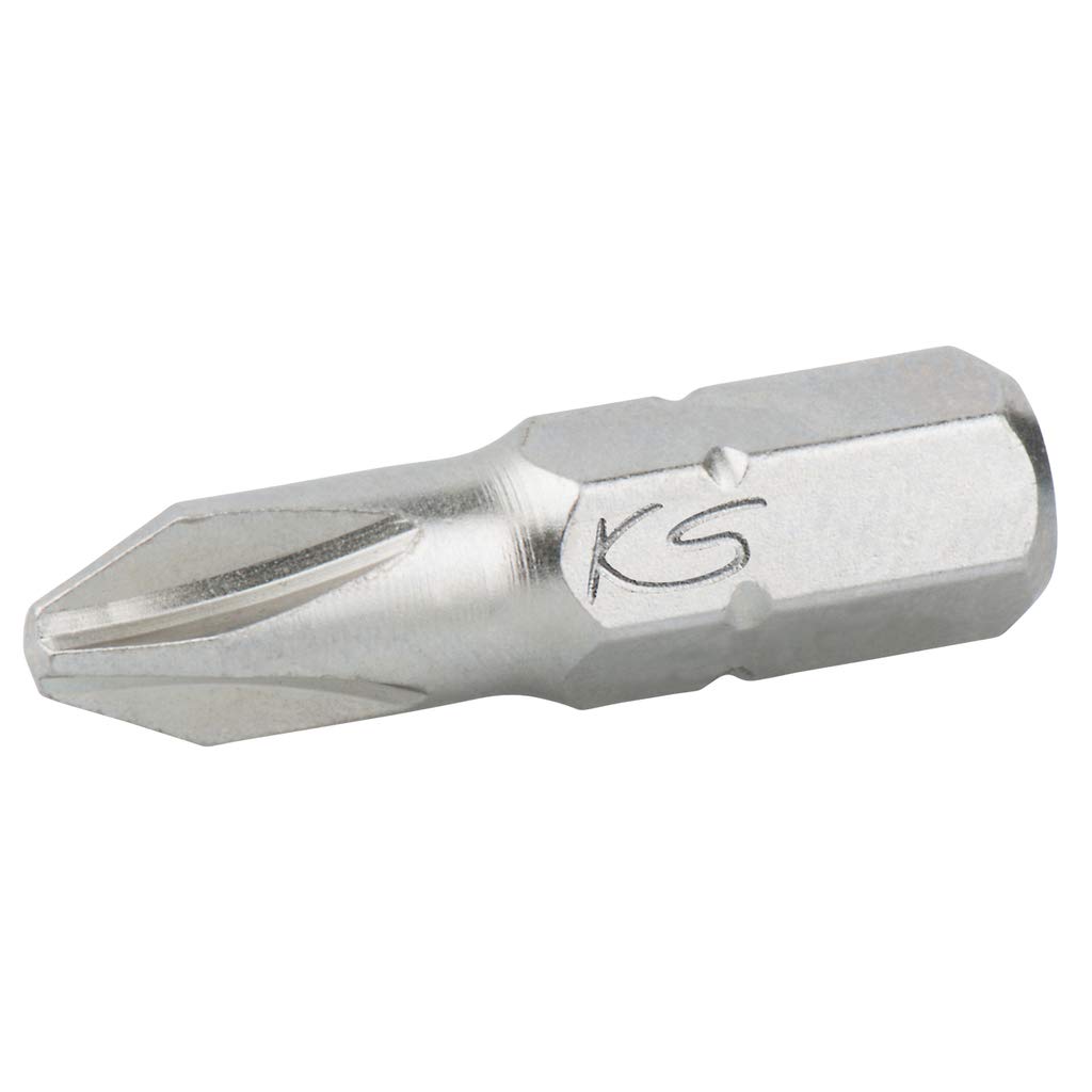SK Hand Tool KS TOOLS 1/4" Mini bit for pozidriv Screws PZ 0, 18 mm, Clear
