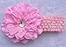 QandSweet Baby Girl's Beautiful Headbands and Bows Soft Nylon Head Wraps for Photograph (Mix 9 Colors)