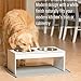 PetFusion Elevated Bamboo Dog Feeder (New) with Water Resistant Seal. (8