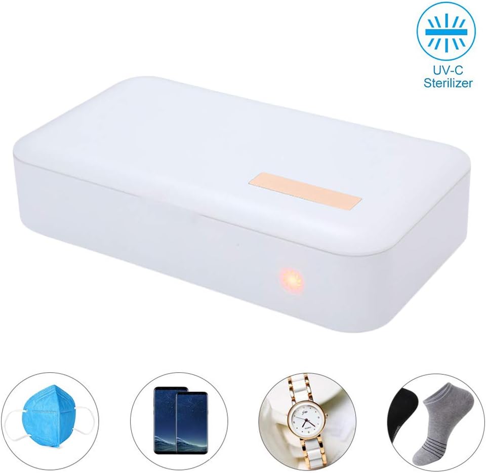 AGAWA UV Smartphone Sanitizer Cleaner Disinfector for Pacifiers Smartwatches Headphones Keys