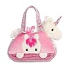 Aurora-World-32795-Aurora-Fancy-Pal-Peek-A-Boo-Pet-Carrier-Pink-and-White-8in-Unicorn-Gift Aurora World 32795 Aurora Fancy-Pal Peek-A-Boo Pet Carrier, Pink and White, 8in, Unicorn Gift