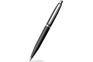 Sheaffer VFM Matte Black Ballpoint Pen with Chrome Trim