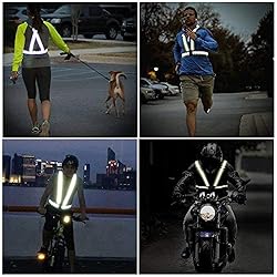 SAWNZC Reflective Vest Running Vest 2Pack, High