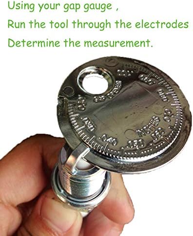 Amazon Com Spark Plug Gap Tool Gapper Gauge Wire Spark Plug Gap Measuring Tool 0 02 To 0 1 0 50mm To 2 5 Mm Die Cast Ramp Type 3235 Automotive