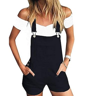 denim shorts jumpsuit womens