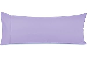 Nestl Body Pillow Cover – Soft Body Pillow Pillowcase – Lightweight Lavender Pillowcase – Microfiber Body Pillow Case Cover – 20x54 Inches – Envelope Closure