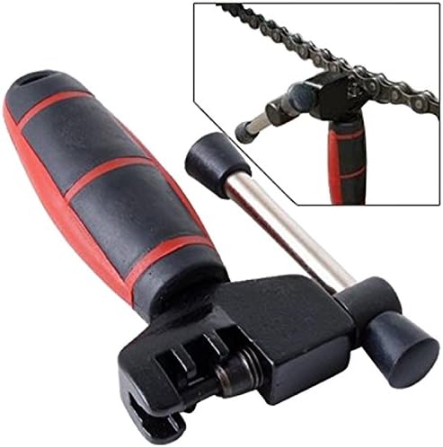 hybike Mini Bicycle Bike Cycling Steel Cut Chain Splitter Cutter Breaker Repair Tool Two Tone Grip For Comfortable Handling,Bike Cycle Bicycle Repair Chain Rivet Tool Breaker Splitter