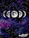 2019-2020 Planner: Pretty Phases of The Moon Galaxy Daily, Weekly and Monthly Planner 2019-2020. Cute 2 Year Organizer, Yearly Schedule and Agenda ... Vision Boards, ... . (Nifty Personal Planners) by