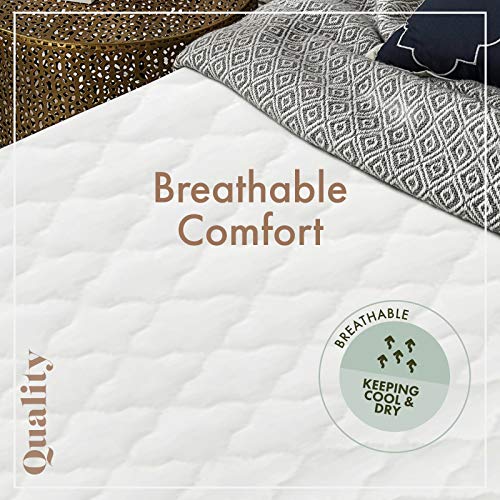 Fabugears Quilted Mattress Pad 30” x 75” Cot Size Portable Plush